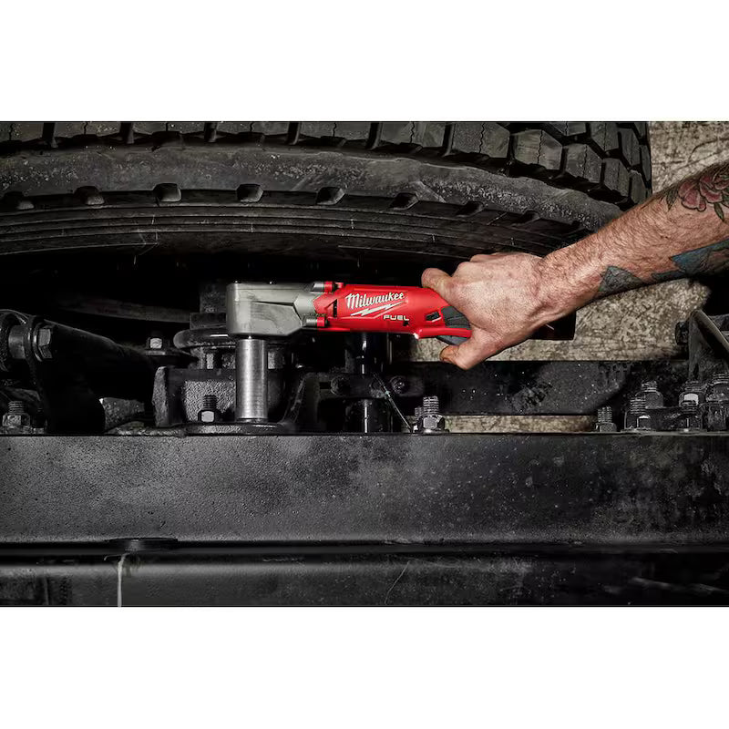 12V Lithium-Ion Brushless Cordless 3/8 in. Right Angle Impact Wrench Kit with Two 2.0 Ah Batteries W574401
