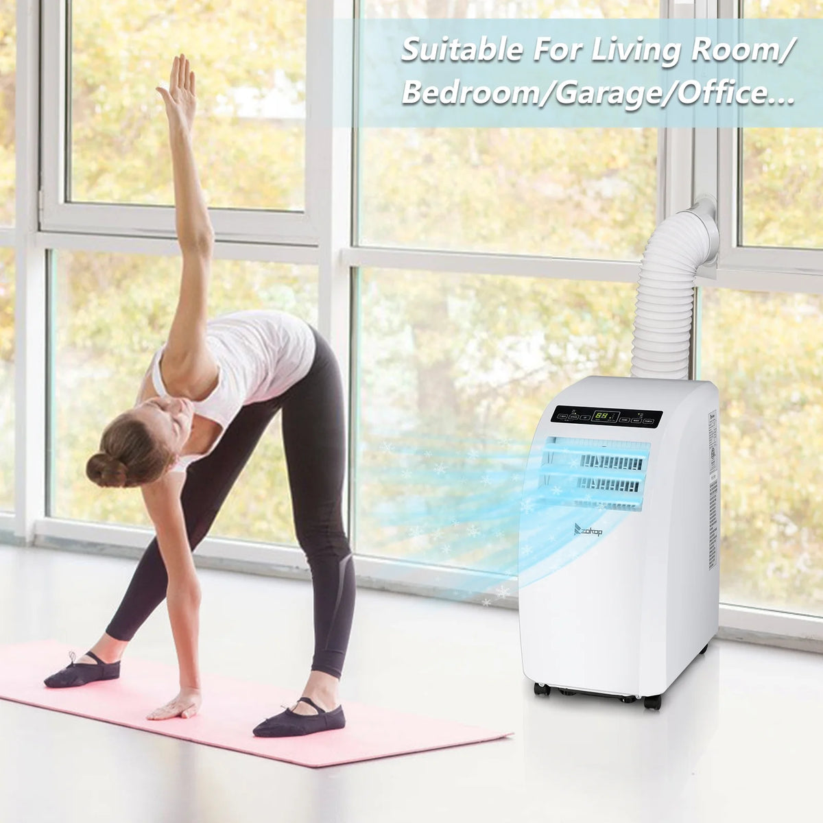White Portable Air Conditioner Z7124