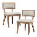 Set of 2 French Antique Style Dining Chairs Z338876