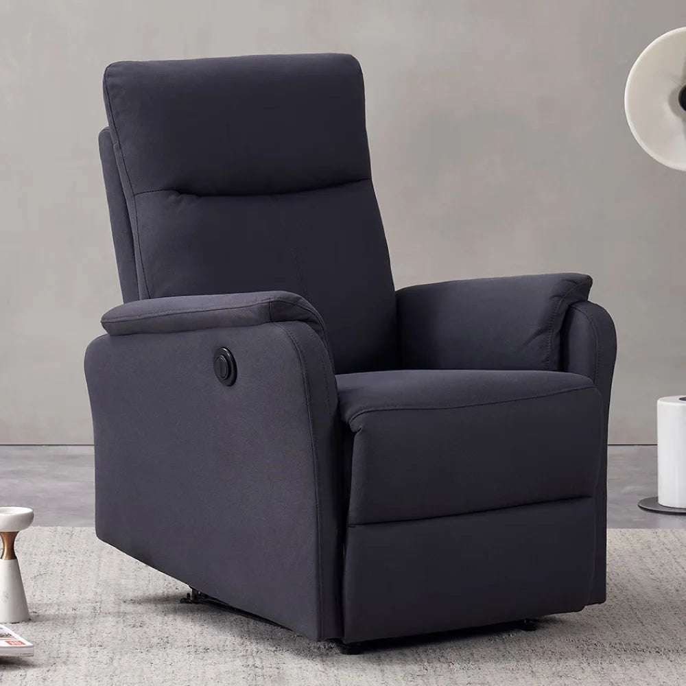 Grey Fabric Power Lift Recliner Chair K45842
