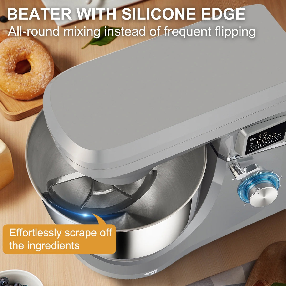 6-Speed Tilt-Head 7.4 Qt 450W Stand Mixer N3506