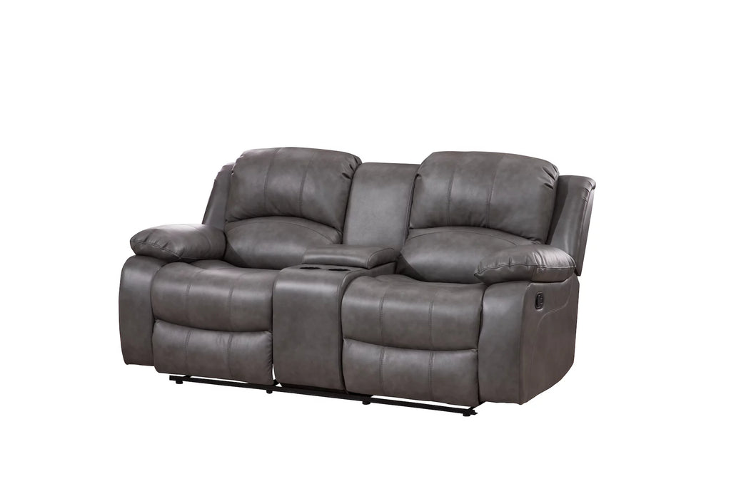 Bonded Leather Reclining Sofa 3 Piece Set D680306