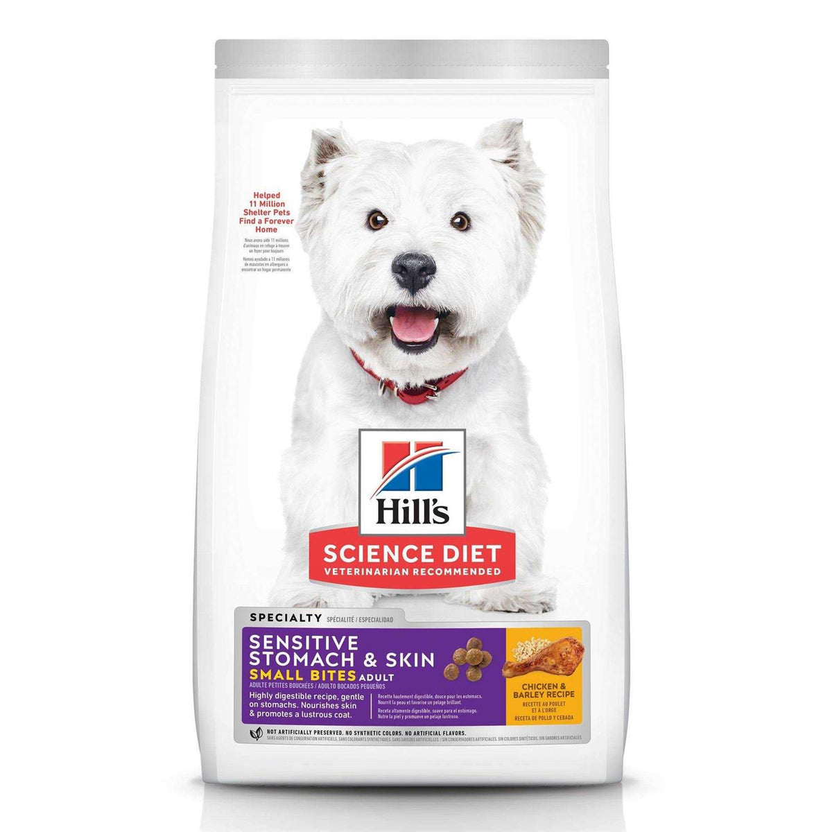 Sensitive Stomach & Skin Small Bites Dry Dog Food D41184