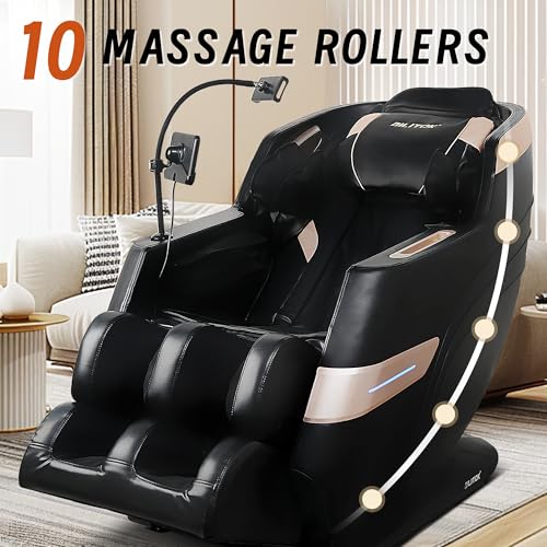 Black Full Body Zero Gravity Massage Chair with Heating V892856