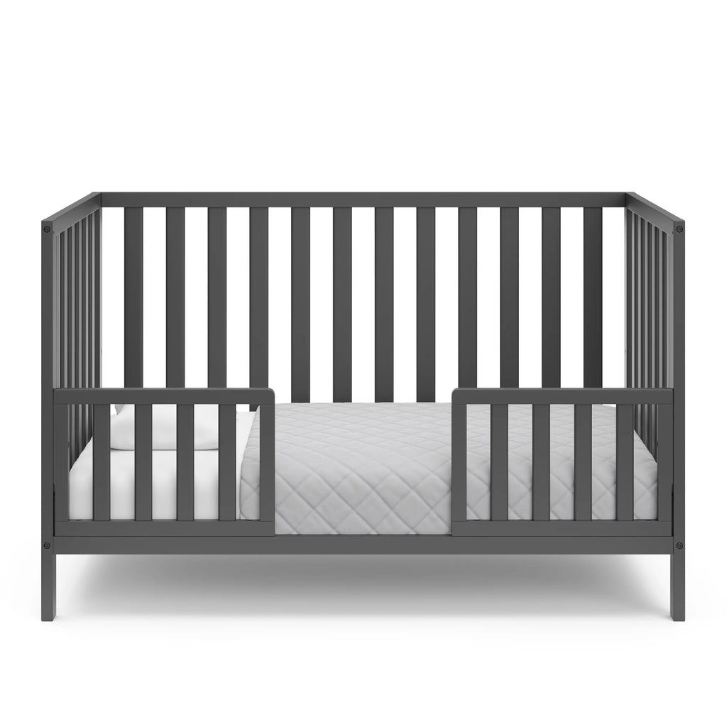 Gray 4-in-1 Convertible Baby Crib P814201