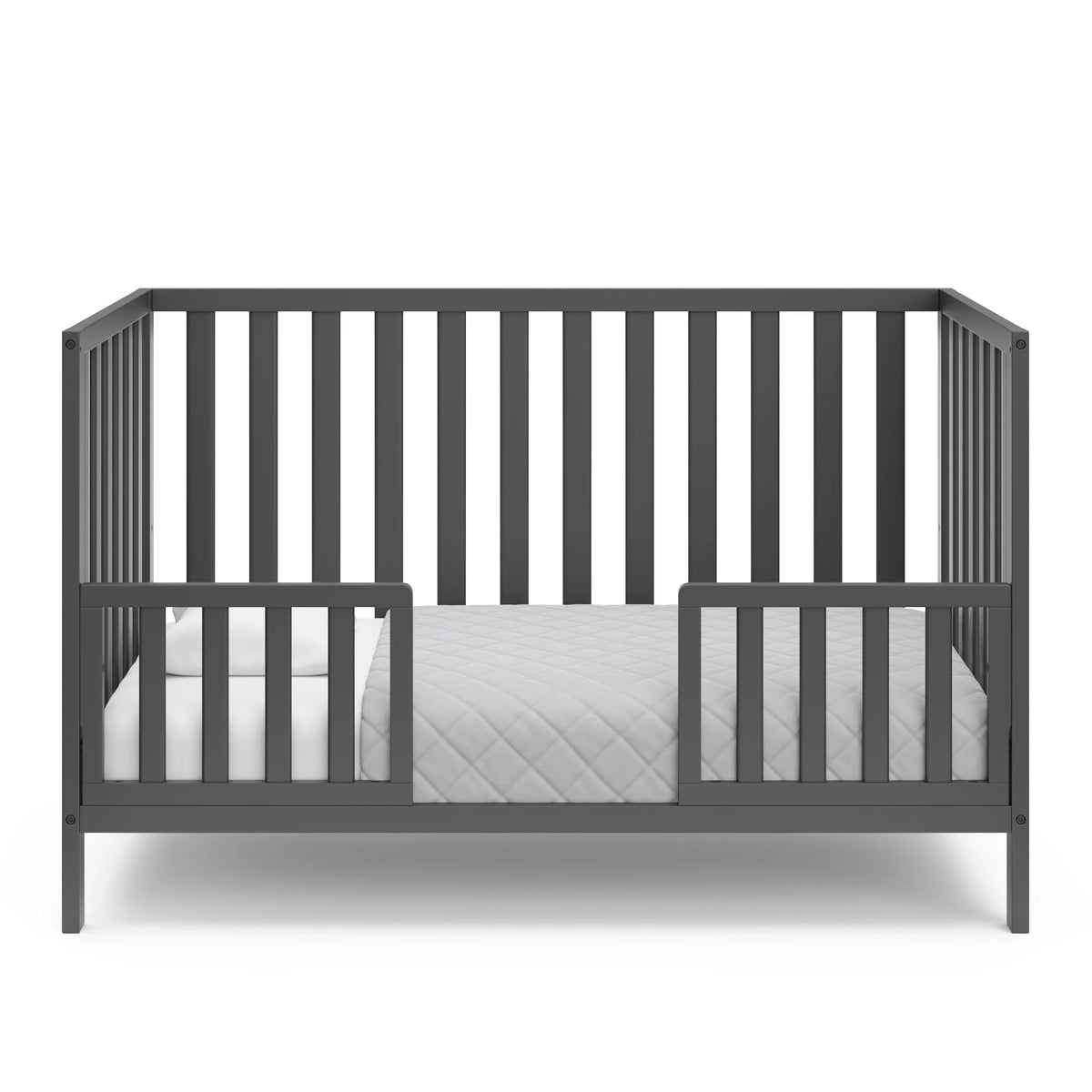 Gray 4-in-1 Convertible Baby Crib P814201
