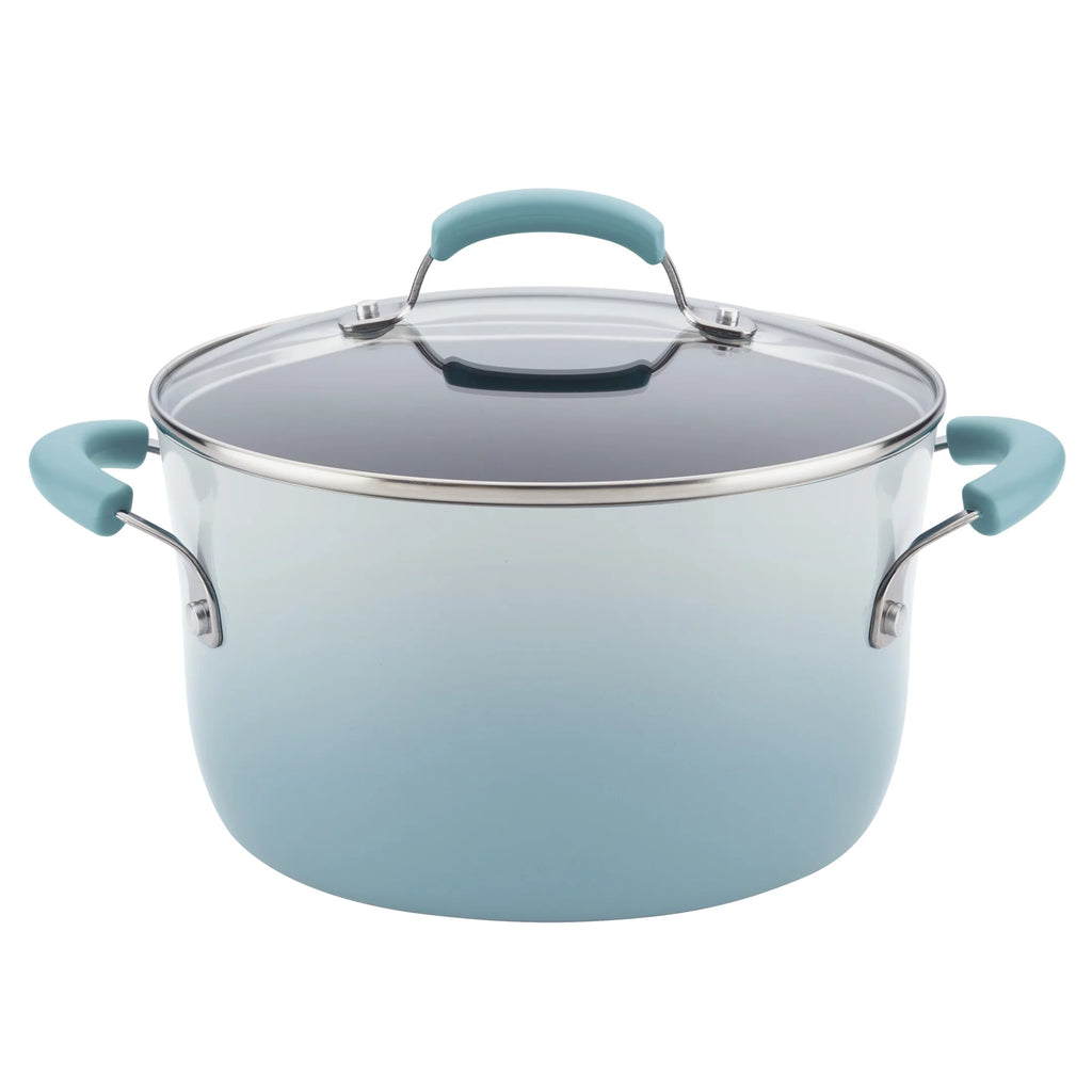 Sky Blue 14-Piece Nonstick Cookware Set S28666