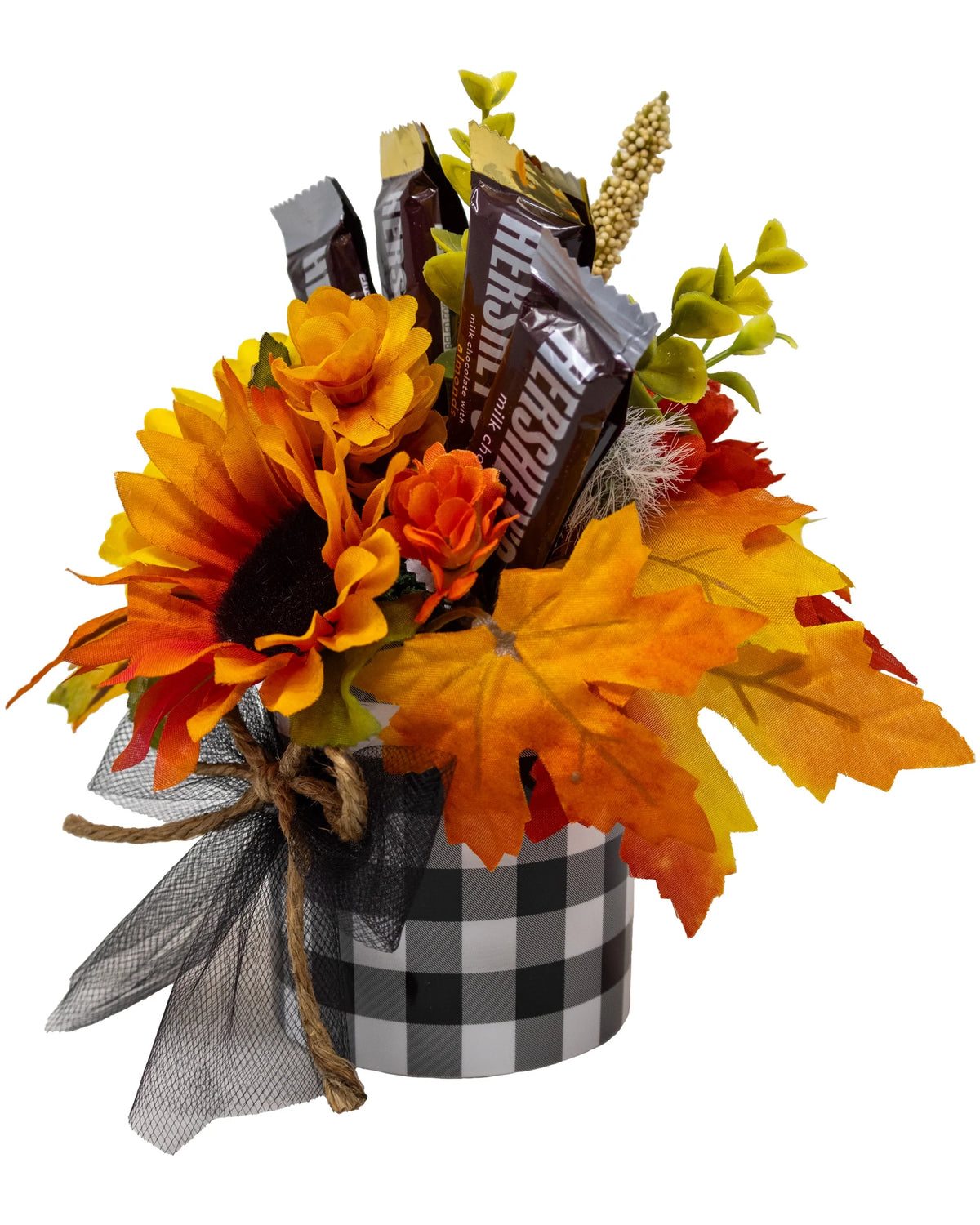 Miniature Fall Floral Candy Bouquet O824