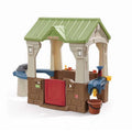 Brown Toddler Playhouse with Grill and Planter V4962
