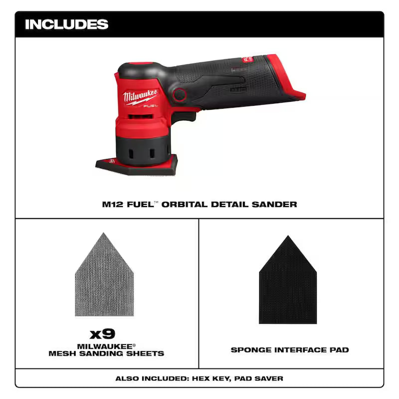 12-Volt Lithium-Ion Brushless Cordless Orbital Detail Sander Y49614