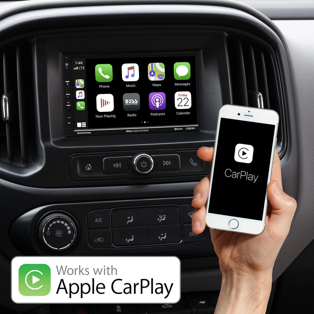 2 Din Apple CarPlay Android Auto Car Stereo System E53468