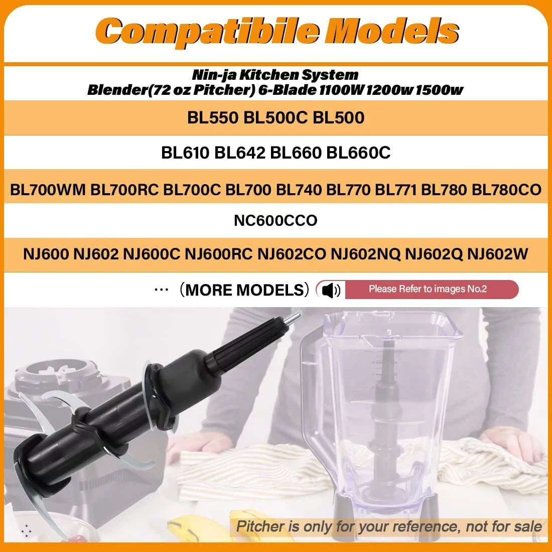 6-Blade Replacement Blender H43910