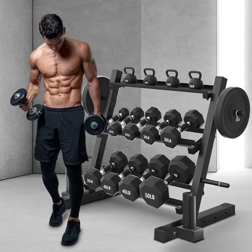 Adjustable 3 Tier Dumbbell Rack Z4943
