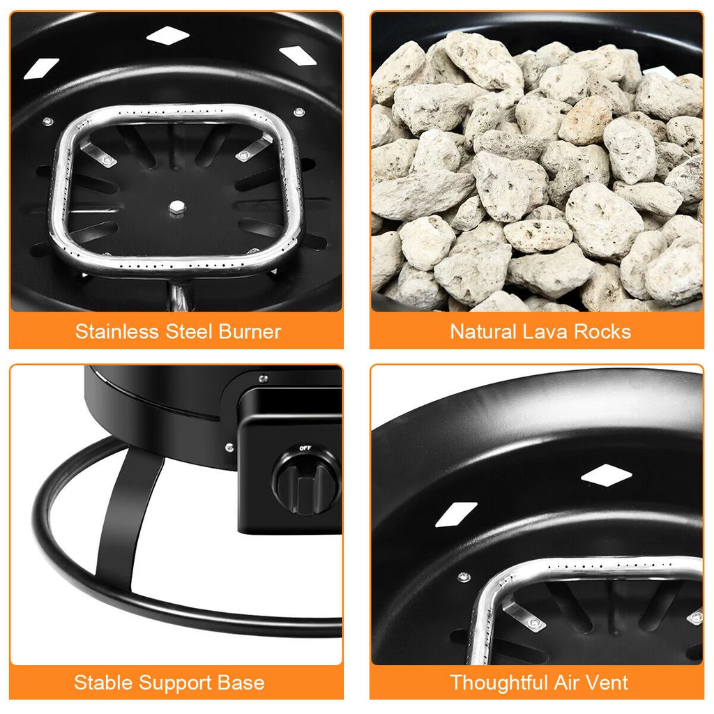 Portable Propane Fire Pit V9655