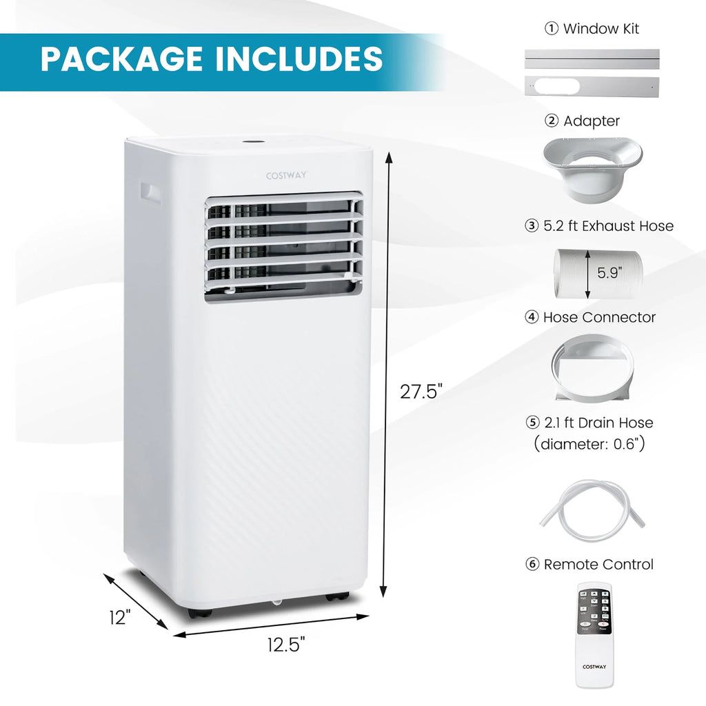 5000 BTU Portable Air Conditioner 4-in-1 N7631