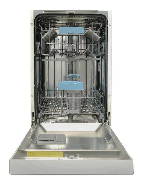 18 Wide Built-in Dishwasher in White L337