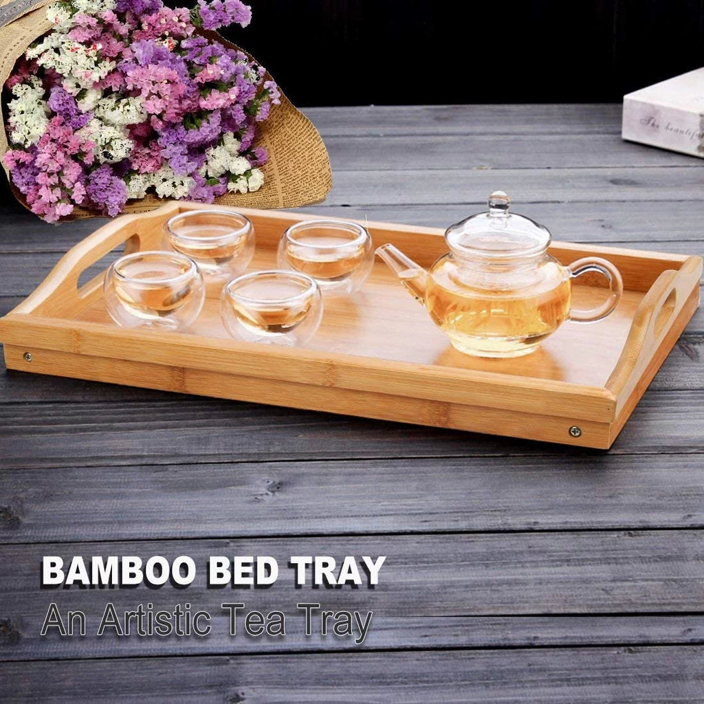 Bamboo Bed Tray with Folding Legs Y7270