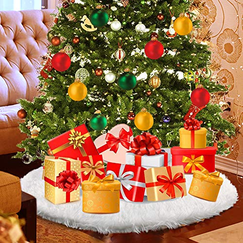 Plush Christmas Tree Skirt Y946