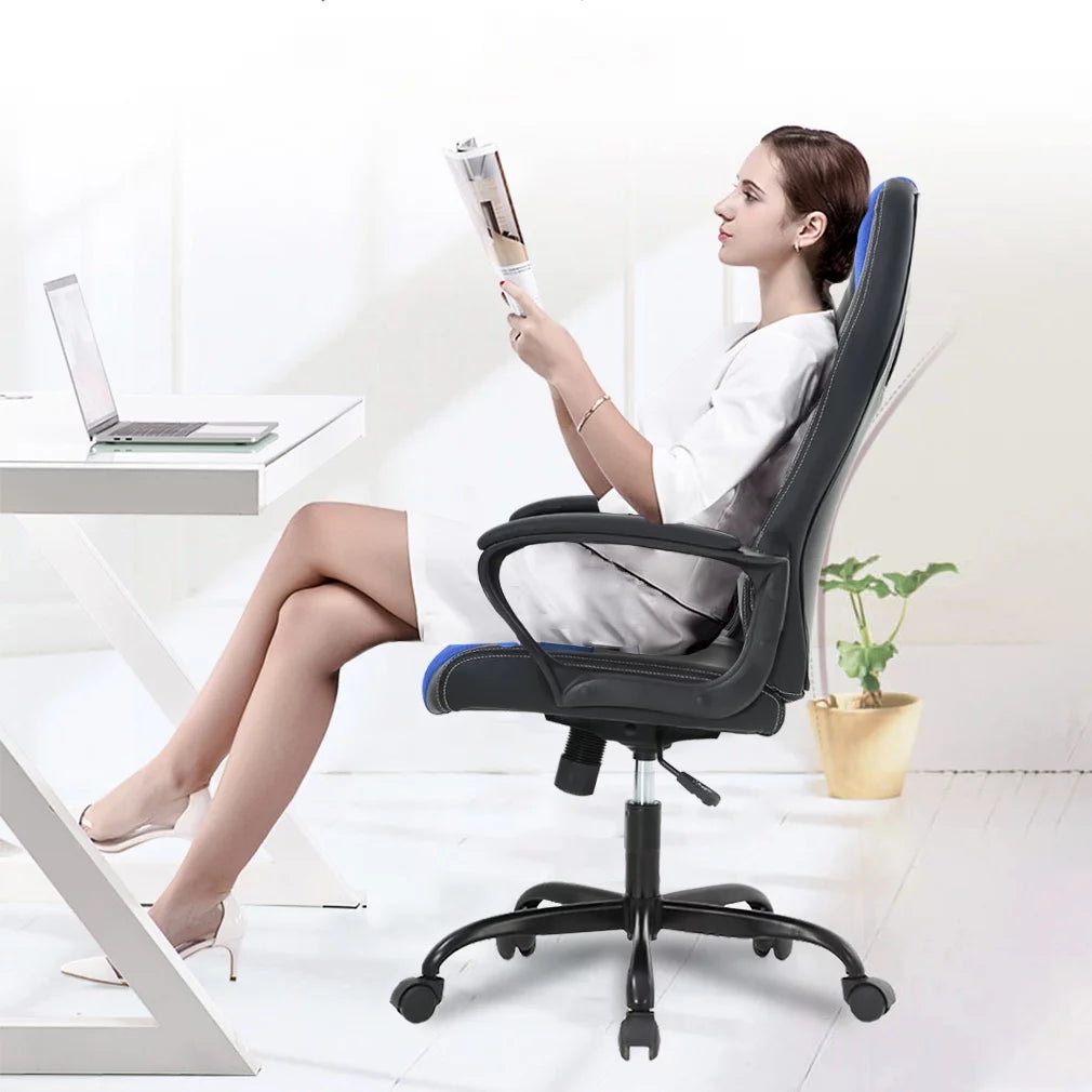 Blue Ergonomic Office Chair with Lumbar Support K511328