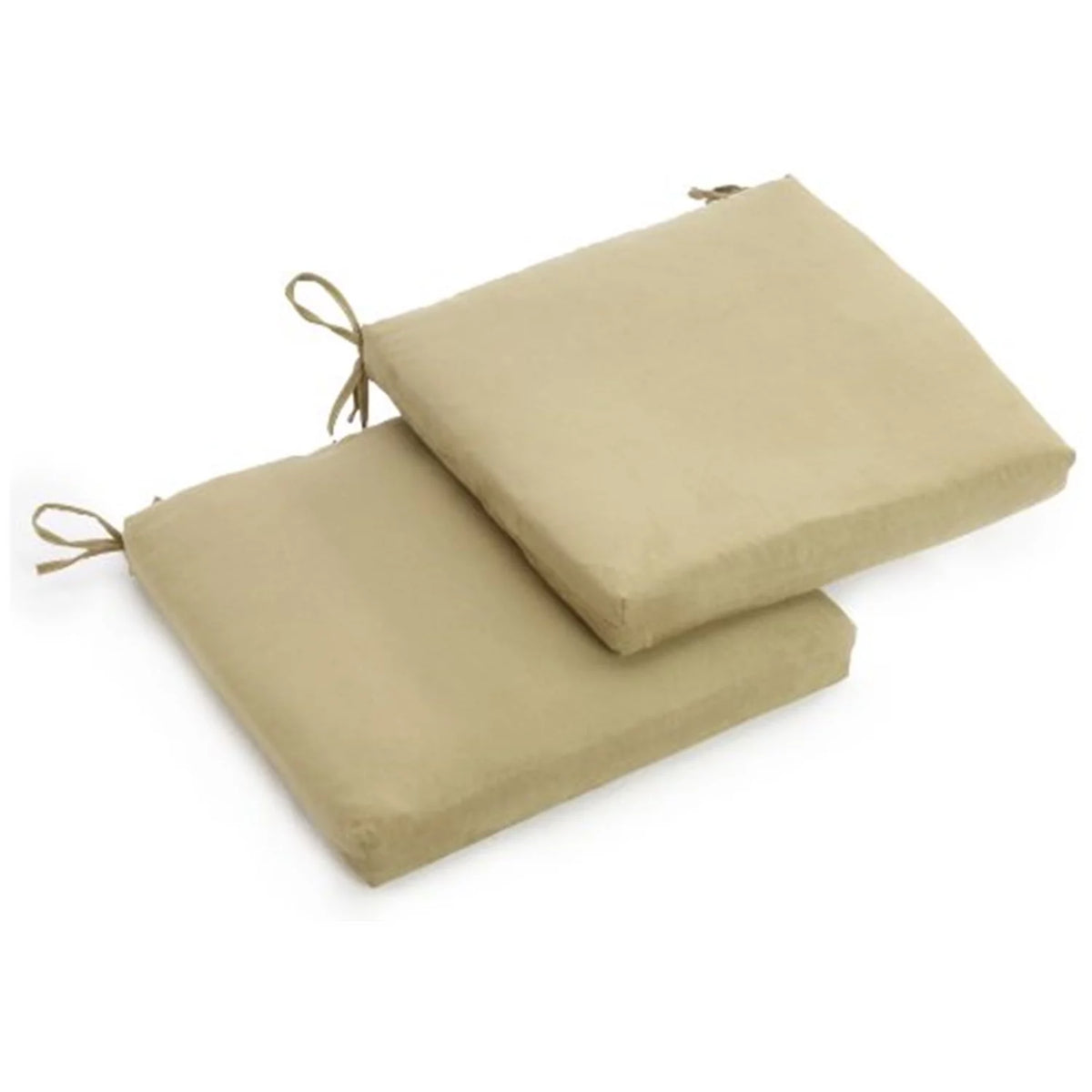 Sage Green Microsuede Chair Cushions, Set of 2 S1416