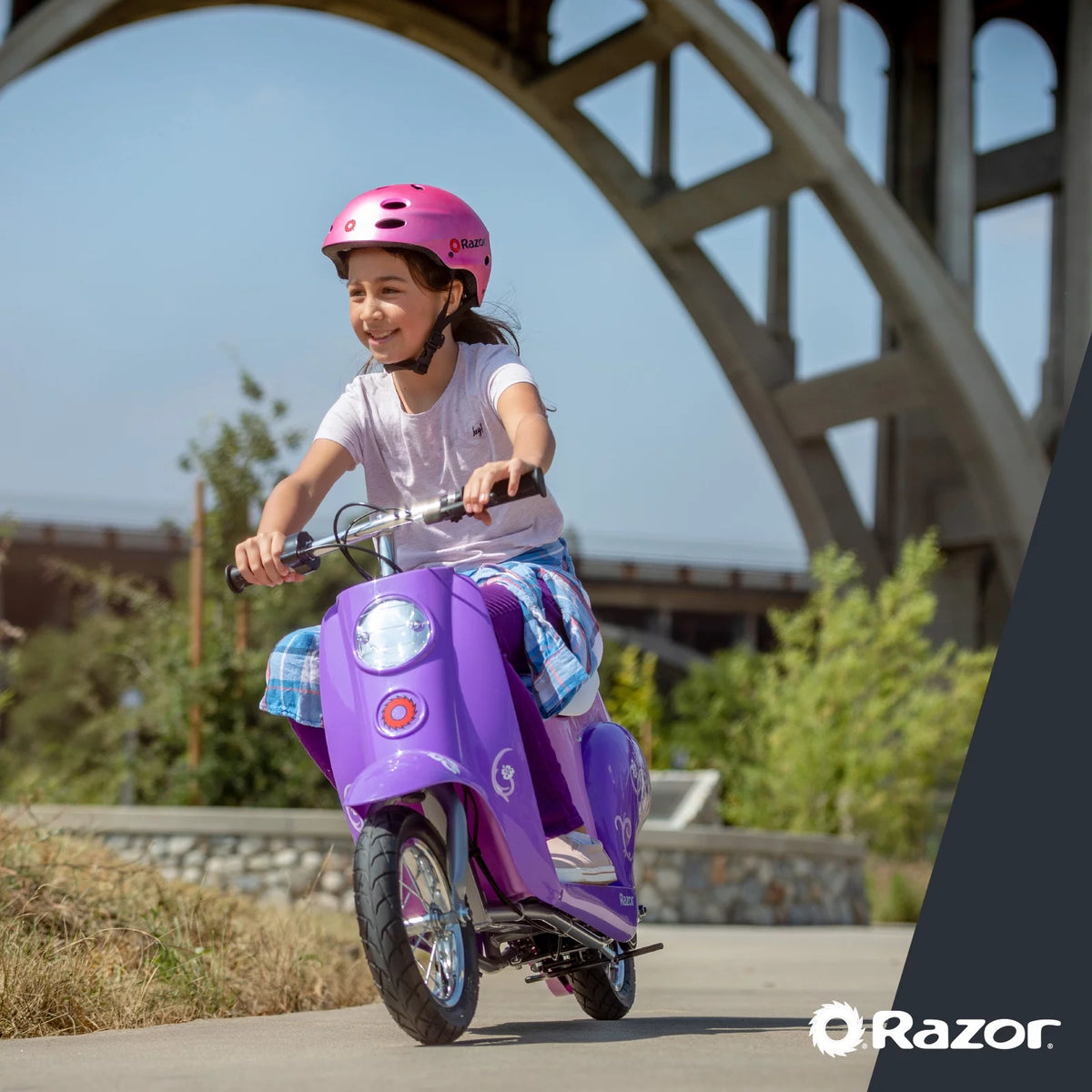 Purple Electric Scooter K97789