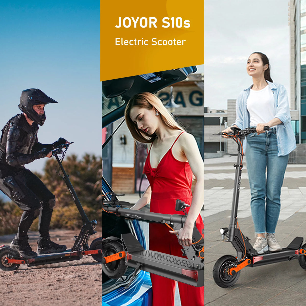 Dual Motor Electric Scooter, 2000W Up to 37 MPH & 50 Miles, 10 Off-Road Tires N283