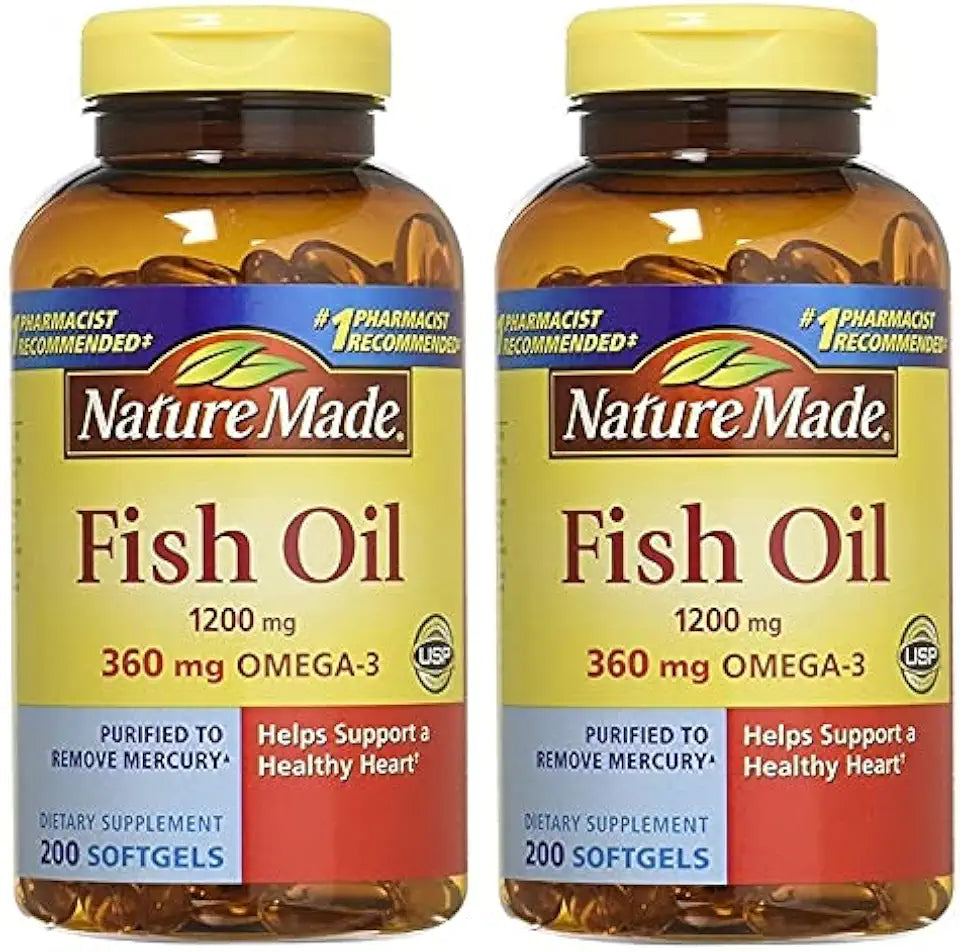 Fish Oil 1200mg With Omega-3, 400 Softgels L68984