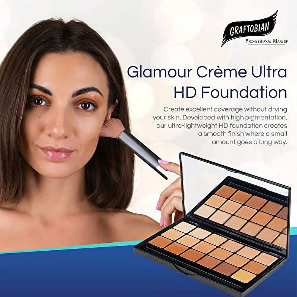 18 Warm Undertone Cream Foundation Palette V965007