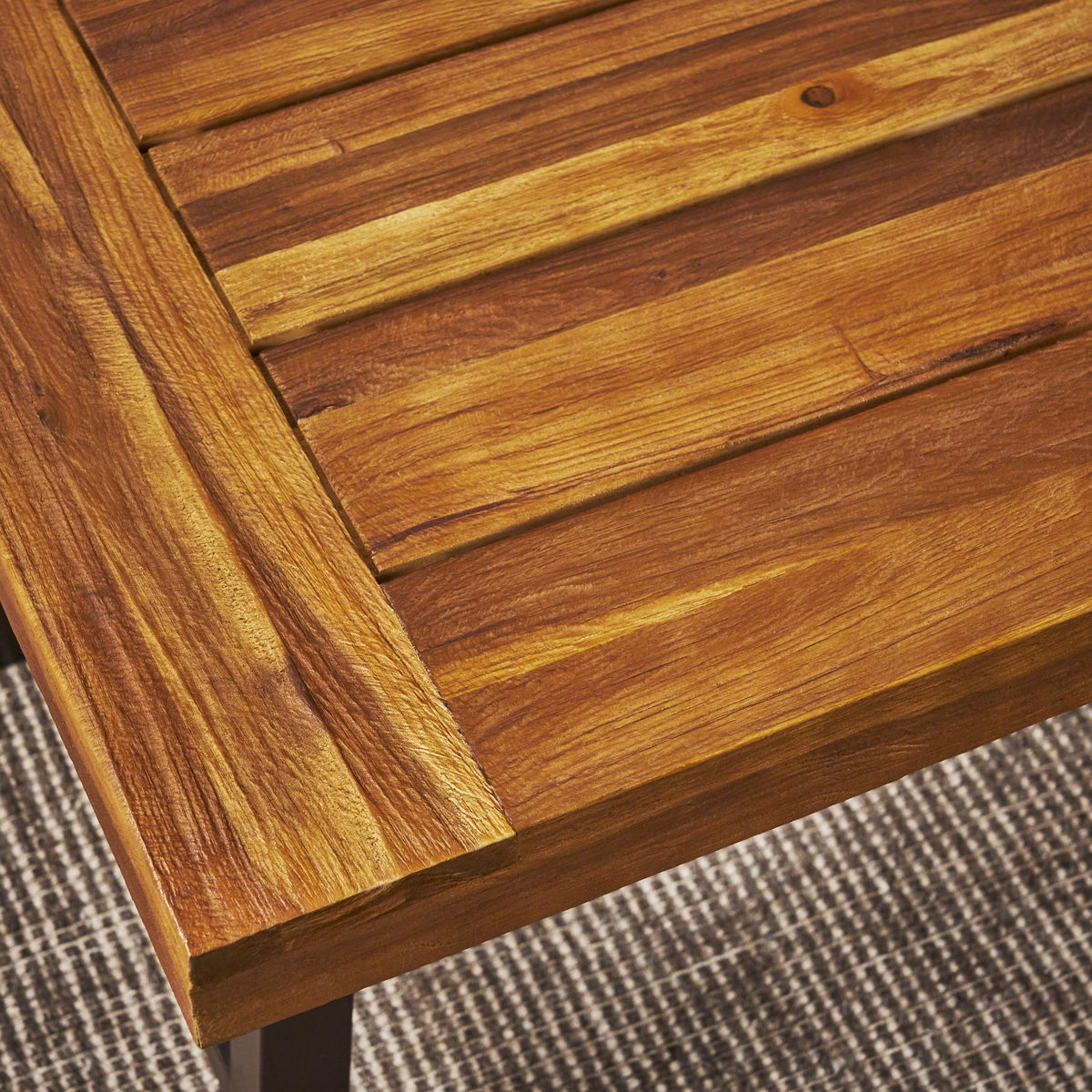 Rustic Acacia Wood Coffee Table X178594
