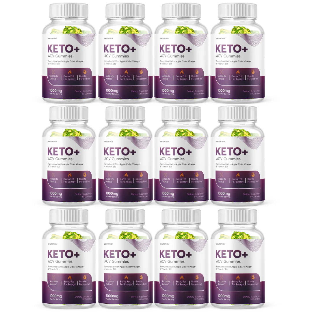 Keto ACV 1000mg Gummies 12 Bottles J904