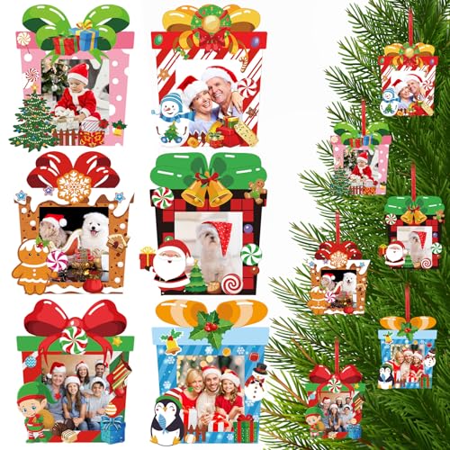 36 Pack Christmas DIY Picture Frames Craft Kit with Stickers N586588
